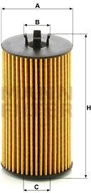 

Масляный фильтр MANN-filter HU6019z