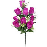 Искусственный букет KlrBy Розы с добавками СН16сирень