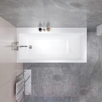 Ванна Lauter Seraphina 160x80 2112160L (с ножками и лицевым экраном)