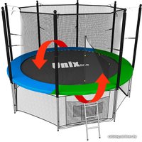 Батут Unix Line Classic 6ft inside (синий/зеленый)