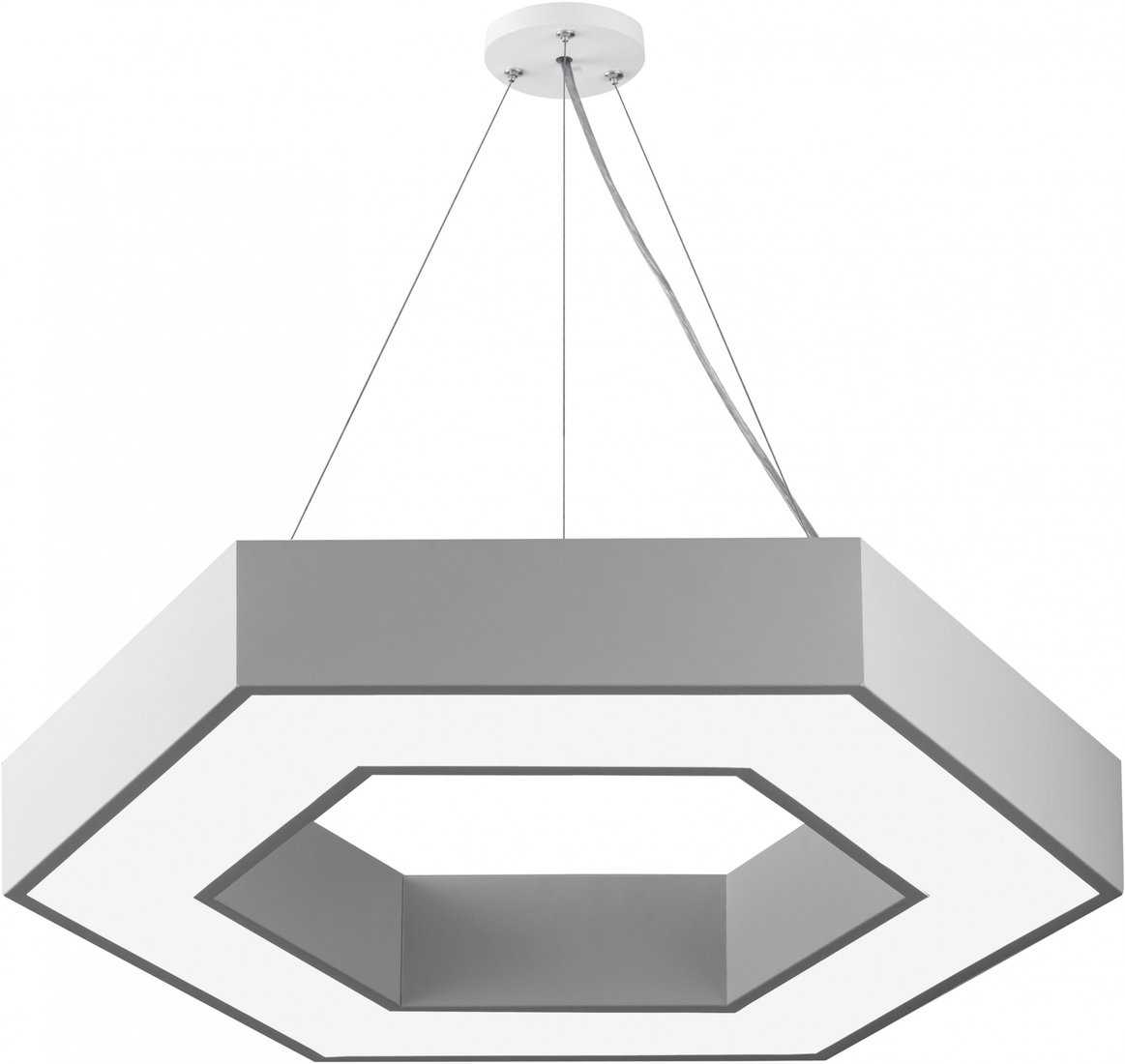 

Подвесная люстра ЭРА Geometria Hexagon SPO-124-W-40K-051 Б0058882