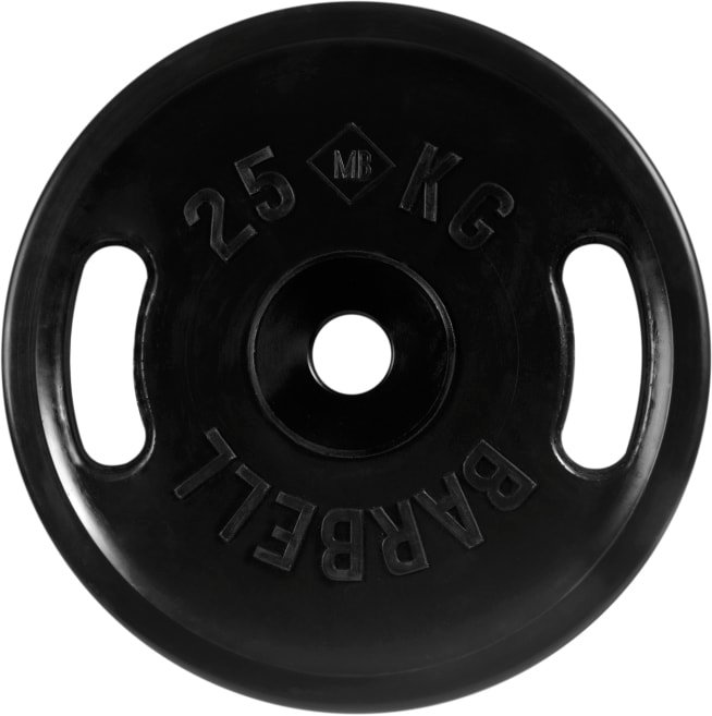 

Диск MB Barbell Евро-классик с ручками 51 мм (1x25 кг)