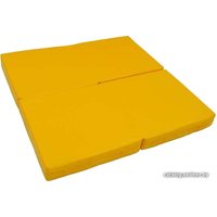 Cпортивный мат КМС №11 складной 100x100x10 (желтый)