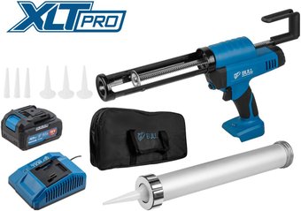Пистолет для герметика Bull CG 1860 Set 1304625 (с 1-им АКБ, сумка)