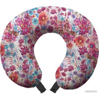 Подушка для путешествий Ambesonne Цветочная история trp-8083