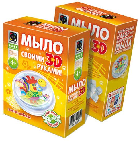 

Набор для изготовления мыла Фантазер Мыло своими руками Золотой Гребешок 981407