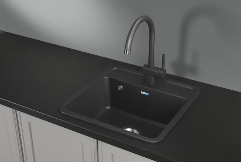 Кухонная мойка Granula Standart ST-5001 (черный)