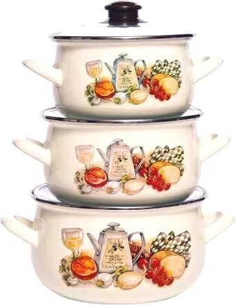 Набор кастрюль Interos Аппетит 15157