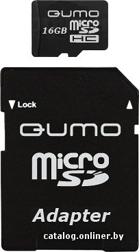 Карта памяти QUMO microSDHC (Class 4) 4GB (QM4GMICSDHC4)