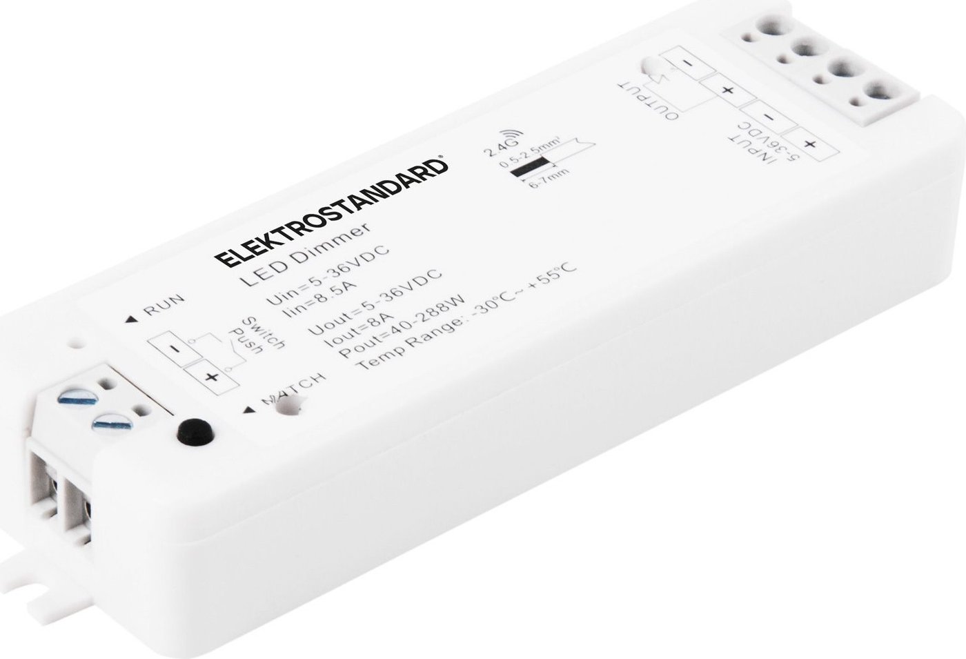 

Диммер для одноцветных лент (без RGB) Elektrostandard 12/24V Dimming для ПДУ RC003 95005/00