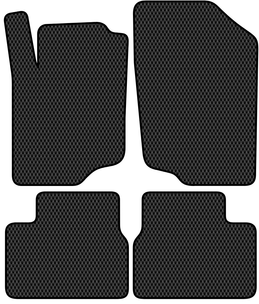 

Комплект ковриков для авто Alicosta Peugeot 207 (хэтчбек 5 дв, кабриолет) 2006 - 2011 (черный, ромб)