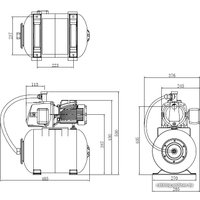Насосная станция Pumpman ATJET60