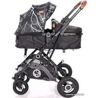 Универсальная коляска Lorelli Sena (2 в 1, черный мрамор)