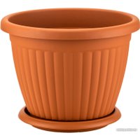 Кашпо Serinova №:9 с поддоном 20-KSG908101-200100 (терракотовый)