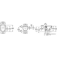 Унитаз подвесной Roca Meridian Compact Rimless 346244000 (без сиденья)