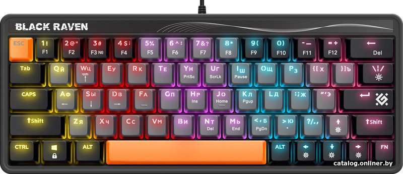 Клавиатура Defender Black Raven GK-417 45413