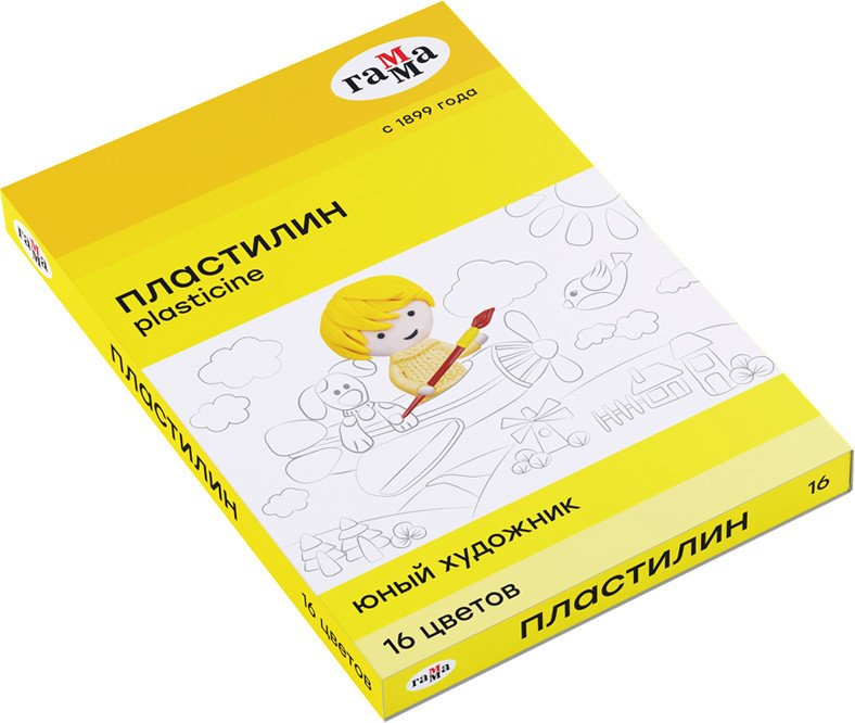 

Пластилин Гамма Юный художник 280046 (16 цв)