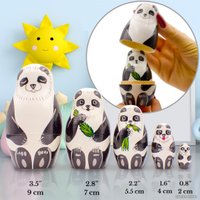 Развивающая игра Брестская Фабрика Сувениров Медведь панда (набор 5 шт)