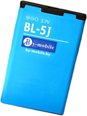 

Аккумулятор для телефона By-mobile совместим с Nokia BL-5J