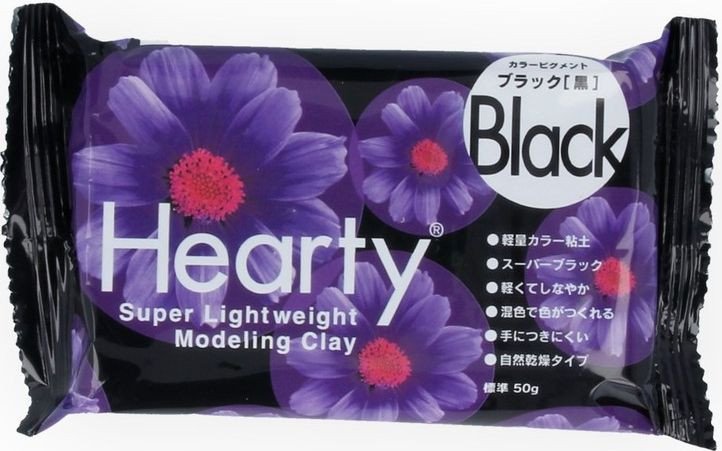 

Полимерная глина Padico Co Пластика Hearty 50 г black 303122