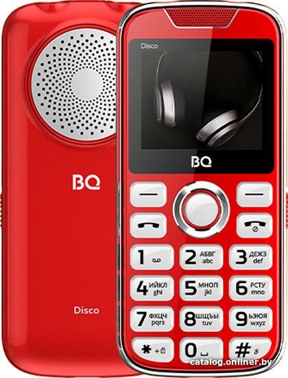 Кнопочный телефон BQ BQ-2005 Disco (красный)