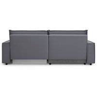 Угловой диван Mio Tesoro Дюссельдорф 293 1.5ек-1.5пф (1173 Savanna Plus Grafit)