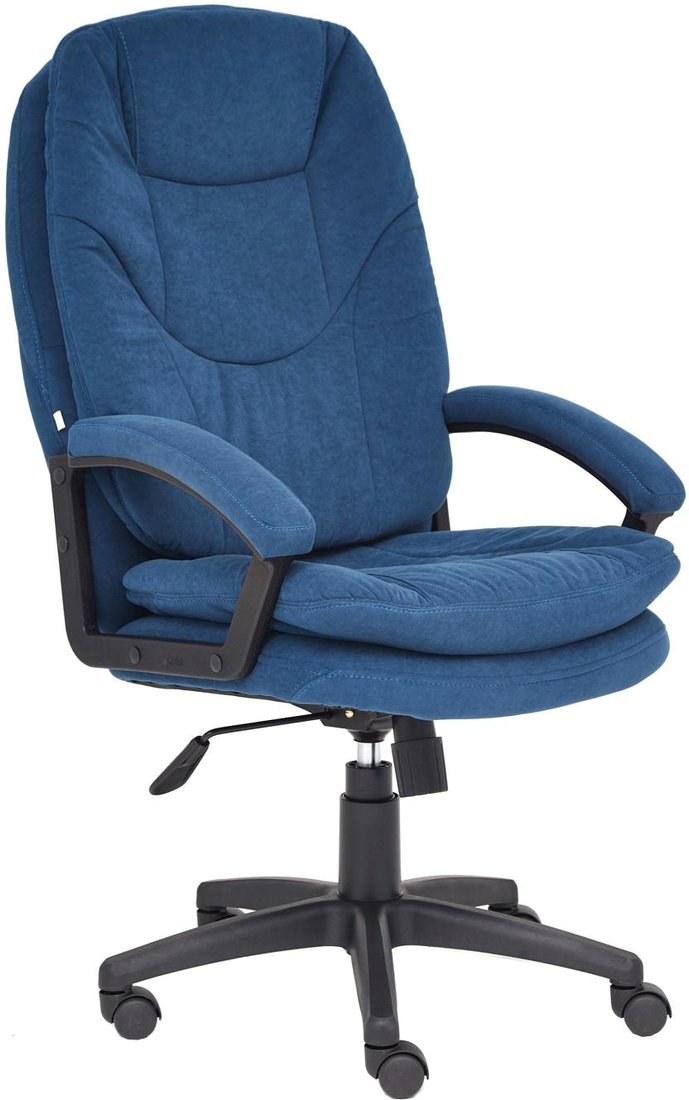 

Офисное кресло TetChair Комфорт ЛТ (флок, синий)