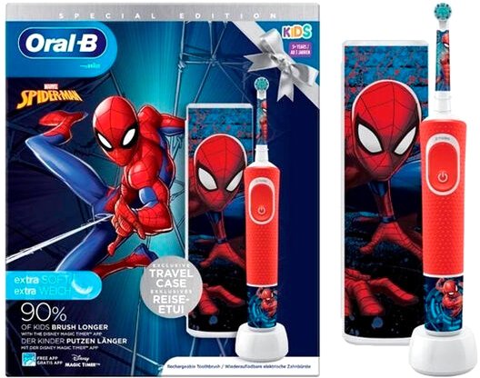 

Электрическая зубная щетка Oral-B Spiderman D100.413.2KX 4210201419686