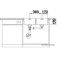 Кухонная мойка Blanco Andano 340/340-IF/A [520832]