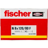 Дюбель-гвоздь Fischer N 8 x 120/80 F 513704 (100 шт)