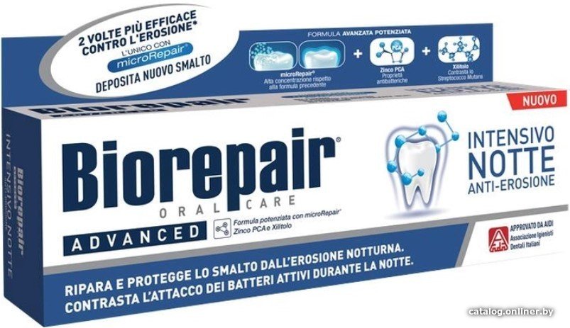 Зубная паста Biorepair Intensive Night Anti-erosion 75 мл