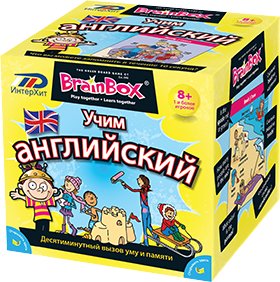 Детская настольная игра ИнтерХит Сундучок Знаний “Учим английский”