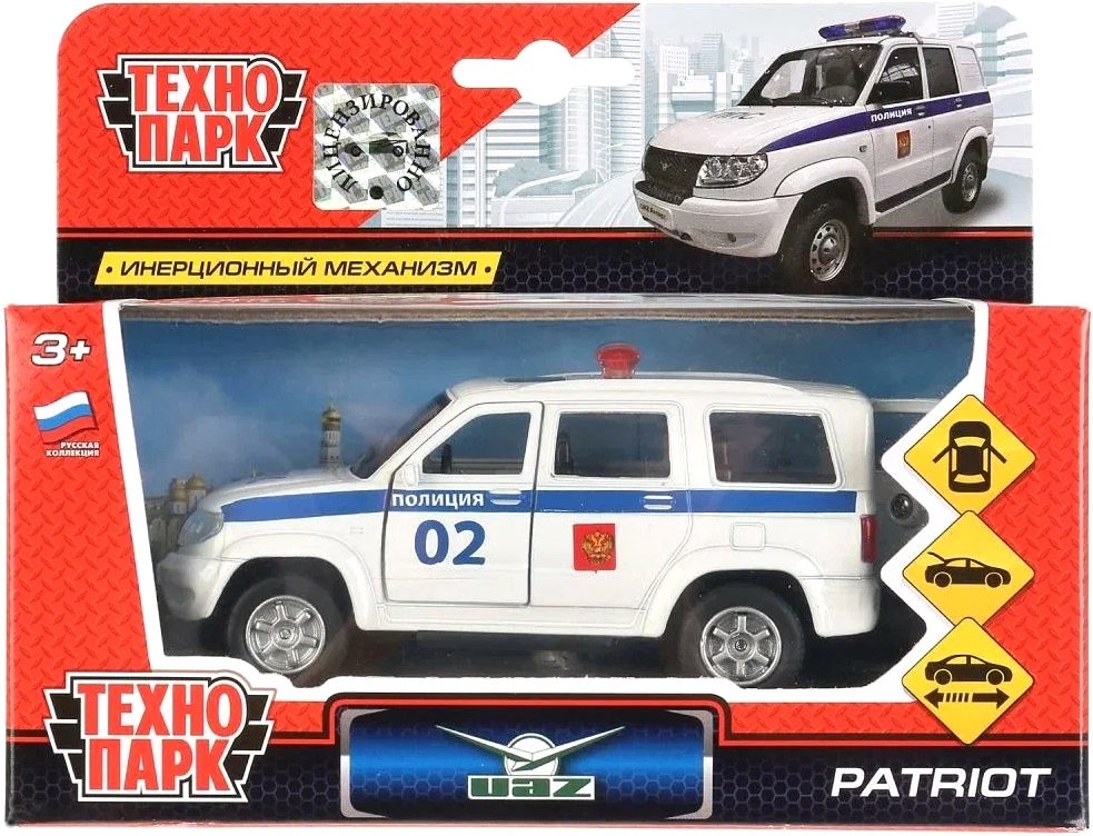 

Внедорожник Технопарк UAZ Patriot Полиция SB-17-81-UP-P(W)-WB