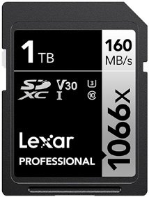 

Карта памяти Lexar Professional 1066x SDXC LSD1066001T-BNNNG 1TB