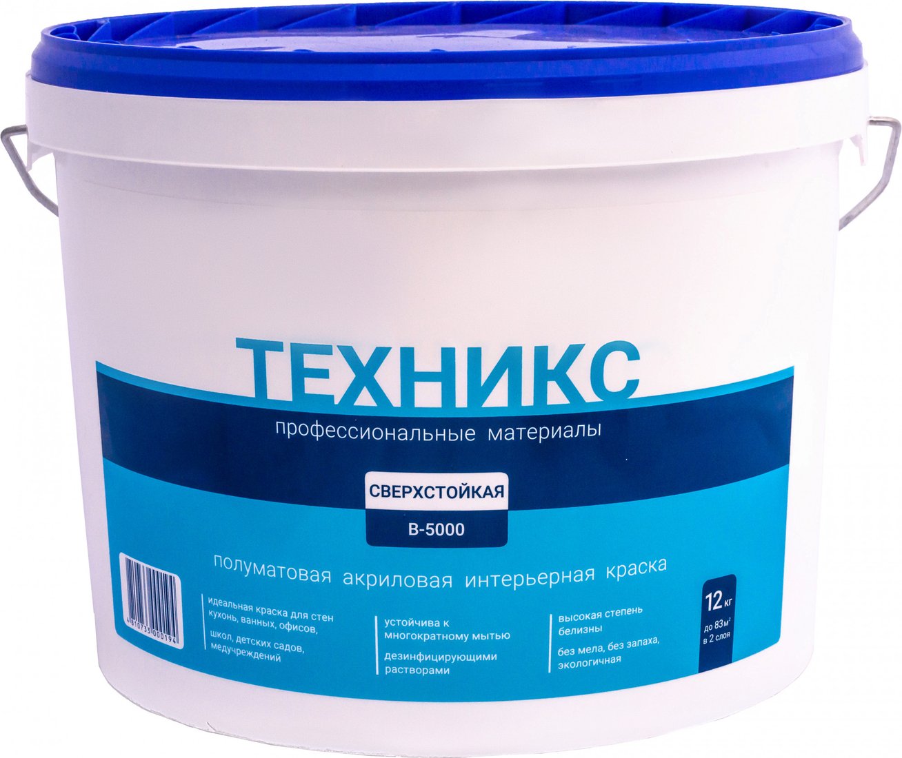 

Краска Техникс Сверхстойкая В-5000 P 12 кг (белый)