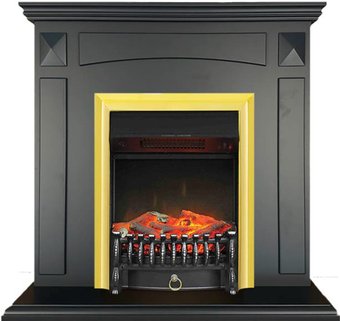 Каминокомплект Смолком Viking STD-ASP Fobos FX Brass RB-STD 5BRFX (серый графит)