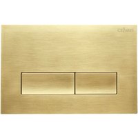 Панель смыва Cezares SLIDER-BTN-BORO (брашированное золото) в Бресте