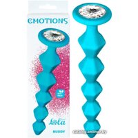 Анальные цепочки Lola Toys Emotions Buddy Turquoise 1400-02lola (голубой/прозрачный)