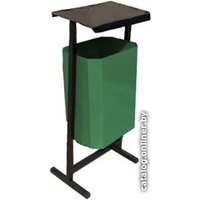 Уличная урна Титан Мета ТМБ-35 (зеленый)