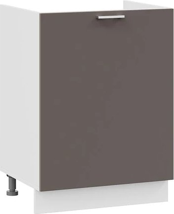 

Шкаф напольный Трия Габриэлла 1Н6М с одной дверью (белый/муссон)