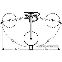 Душевая система  Hansgrohe Croma 220 Showerpipe (27222000)