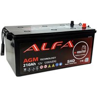 Автомобильный аккумулятор ALFA (3) евро +/- (210 А·ч)