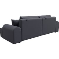 Диван Лига диванов Лига-080 131123 (экокожа Grifon 15 серый)