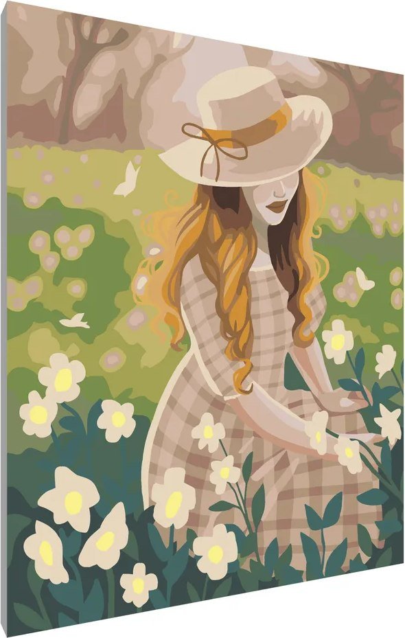 

Картина по номерам PaintLine Девушка в саду PL-00054