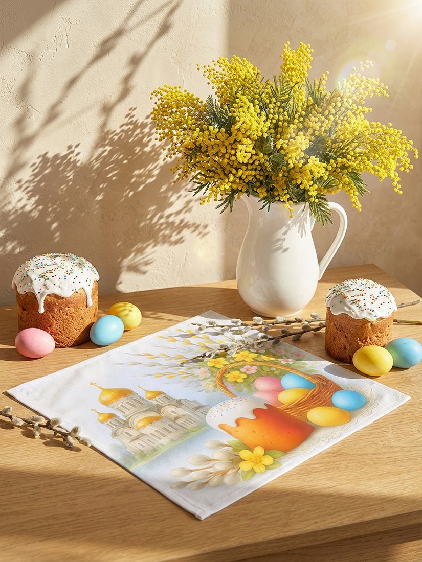 

Сервировочная салфетка Доляна Пасхальное настроение 10894875