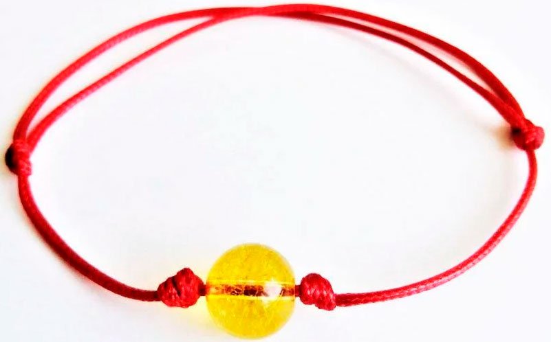 

Браслет Handmade ИП Егорова с натуральным камнем Цитрин 10 мм