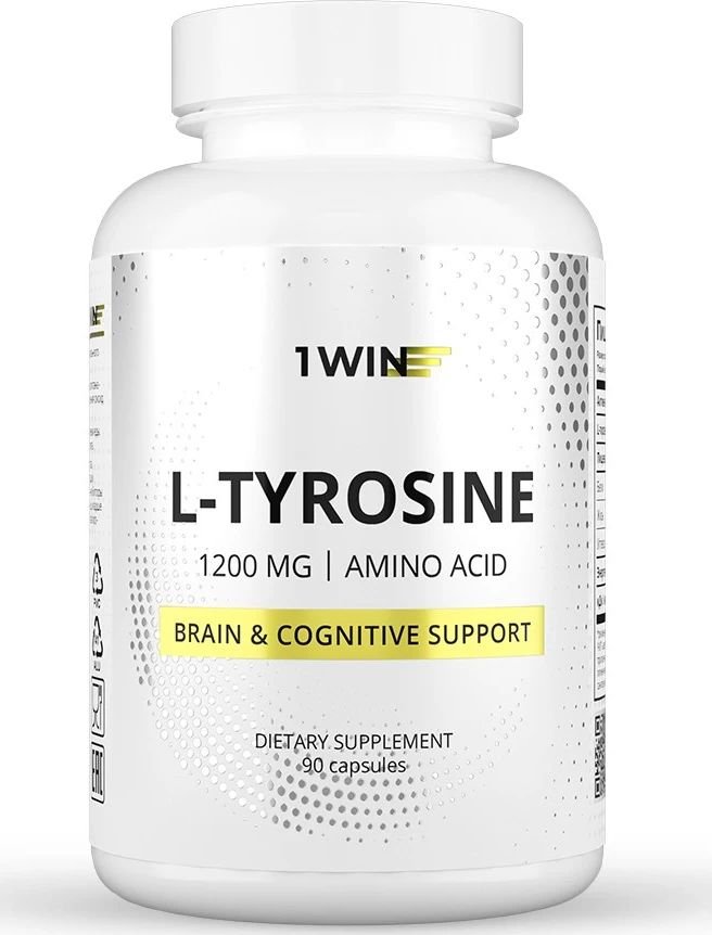 

L-тирозин 1WIN L-Tyrosine 1200 мг (90 капсул)