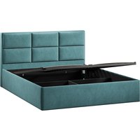 Кровать Трия Стелла Тип 1 160x200 (микровелюр Wellmart Indigo)