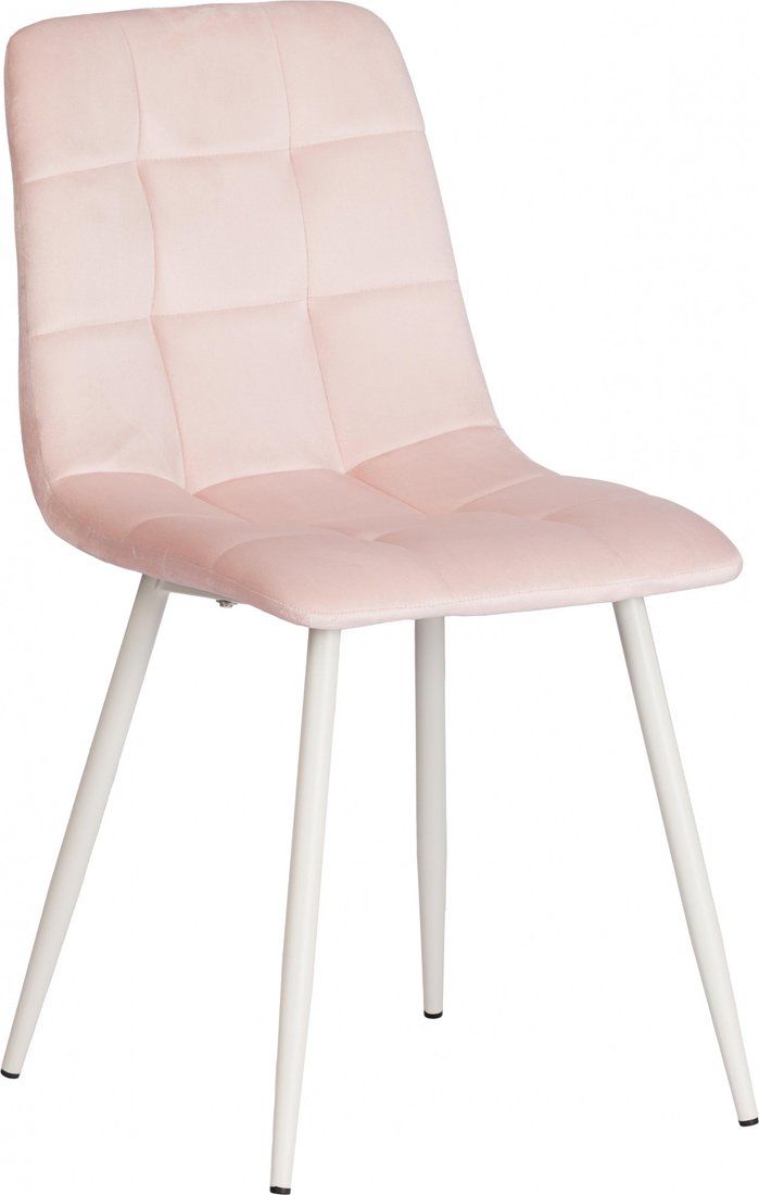 

Стул TetChair Chilly mod. 7094-1 металл/вельвет (розовый/белый)