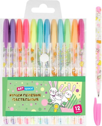 Набор гелевых ручек ArtSpace Bunny GP12_96934 (12 цв)